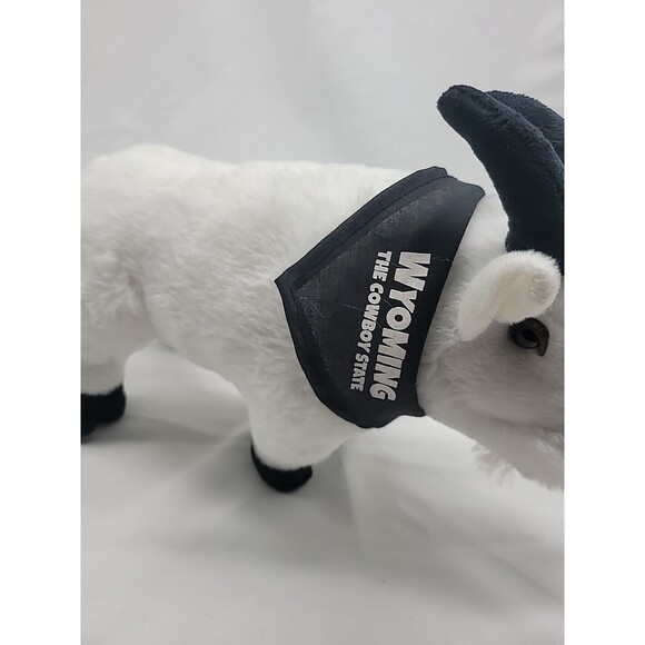 BILLY Plush White Billy Mountain Goat Stuffed Animal Toy 11" WYOMING THE COWBOY - Picture 3 of 16